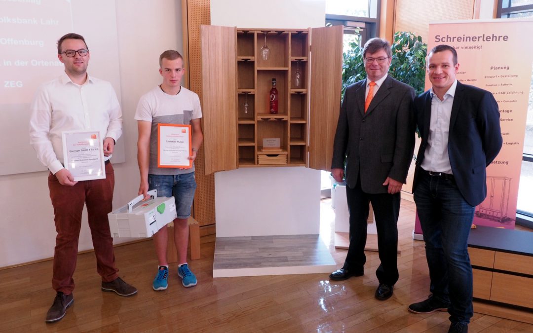 Fa. Hermann ASAL GmbH prämiert Gewinner des „Ortenauer Tischler-Schreiner-Preis“