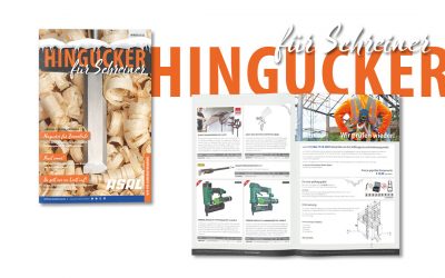 Hingucker für Schreiner – Winter 21/22